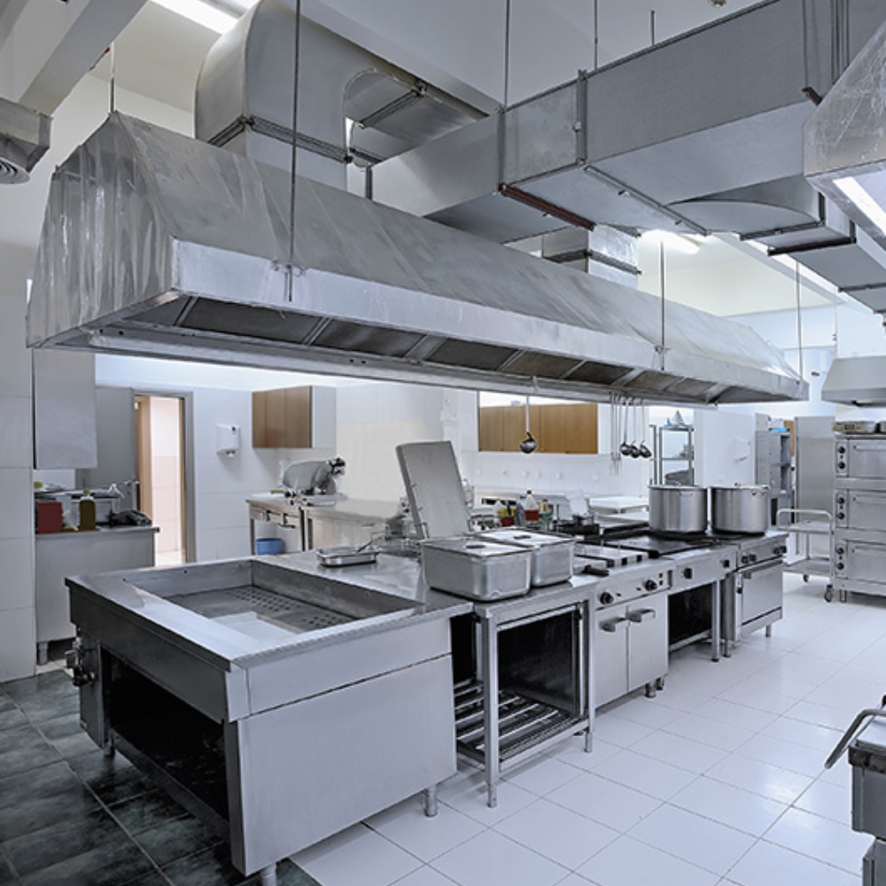 Suspended Kitchen Hood System